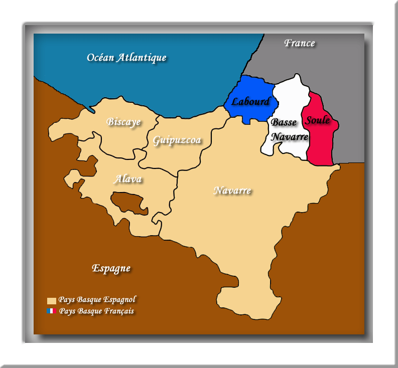 provinces du pays basque