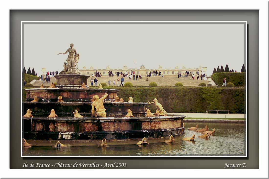 Carnets de voyages au château de Versailles dans le département des Yvelines en le-de-France (4)